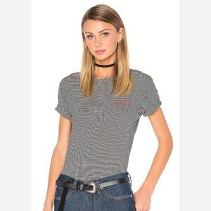 Wildfox Couture Sinner striped bodysuit